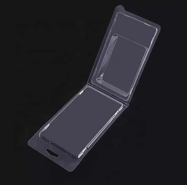 電話ケース用のOemプラスチックハンガークラムシェルクリアブリスターボックス