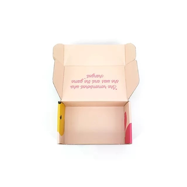 段ボール印刷された紙の包装箱クラフトパーソナライズされた郵便料金箱